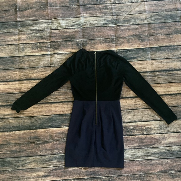 Aritzia Wilfred Black and Navy Blue Dress - Picture 5 of 12